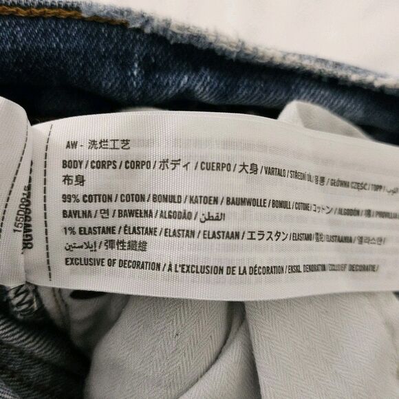 Abercrombie & Fitch Jeans Womens 29 Blue The 90s Straight Ultra High Rise Boho - Picture 4 of 9